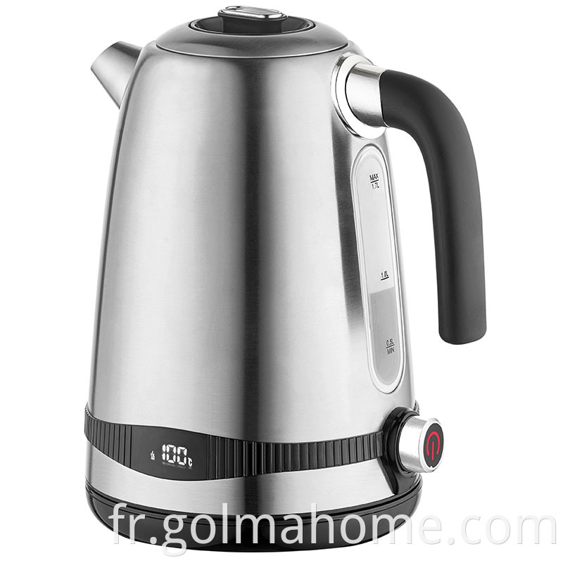 New 1.7L  Electric Double Wall Kettle Seamless Stainless Steel Electric Water Kettle with auto power off system